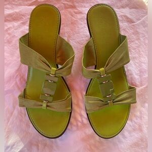 Kim Rogers Green Sandals 8.5